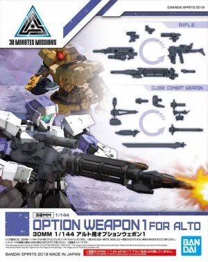 Anime Character Felt Toy 30 Minutes Missions: Option Weapon 1 (for Alto) 1/144 Scale Model Option Pack