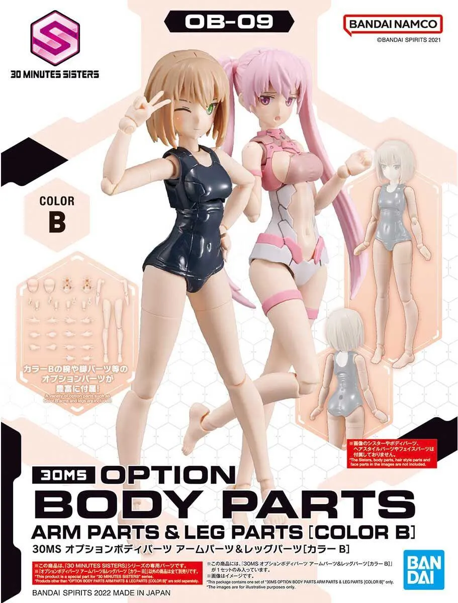 30 Minutes Sisters: Option Body Parts Arm Parts & Leg Parts [Colour B] Option Pack Mainstream Appeal