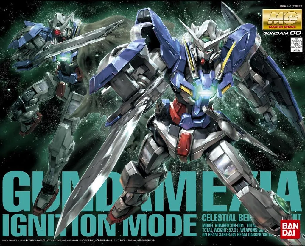 Desktop Figure Creature Replica Gundam: Gundam Exia Ignition Mode MG Model