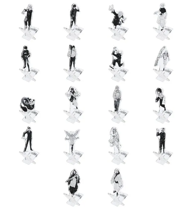 Music Icon Acrylic "X" figure collection (18 types in total/1 type randomly included) Jujutsu Kaisen Exhibition