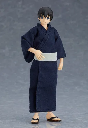Designer creation Award Trophy figma Male Body (Ryo) with Yukata Outfit