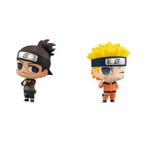 Cartoon Figure Passionate Pursuit Naruto ChimiMega Buddy Series Iruka Umino & Naruto Uzumaki Set