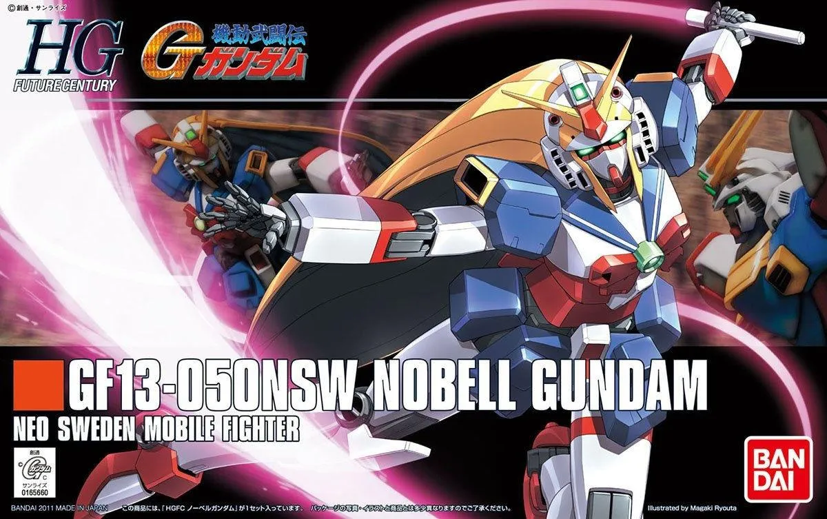 Gundam: Nobell Gundam HG Model Gothic style