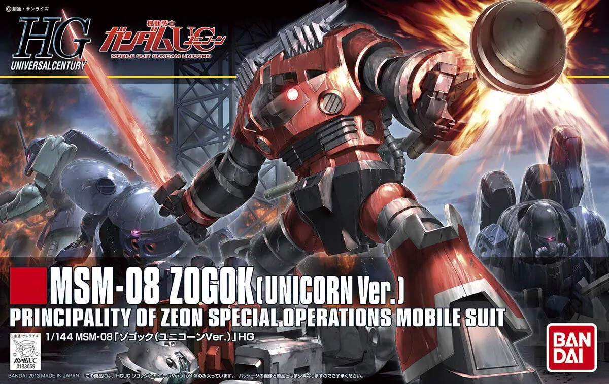 Superhero Toy Gundam: Zogok (Unicorn ver.) HG Model