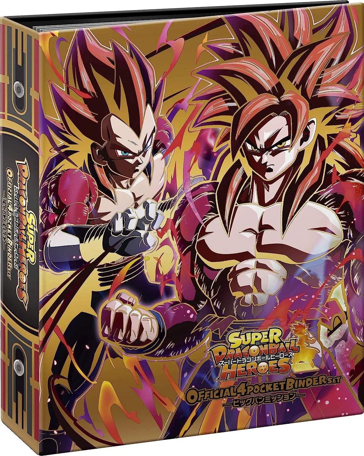 Character Sculpture BANDAI BIG BANG MISSION SUPER DRAGON BALL HEROES 4 POCKET BINDER SET