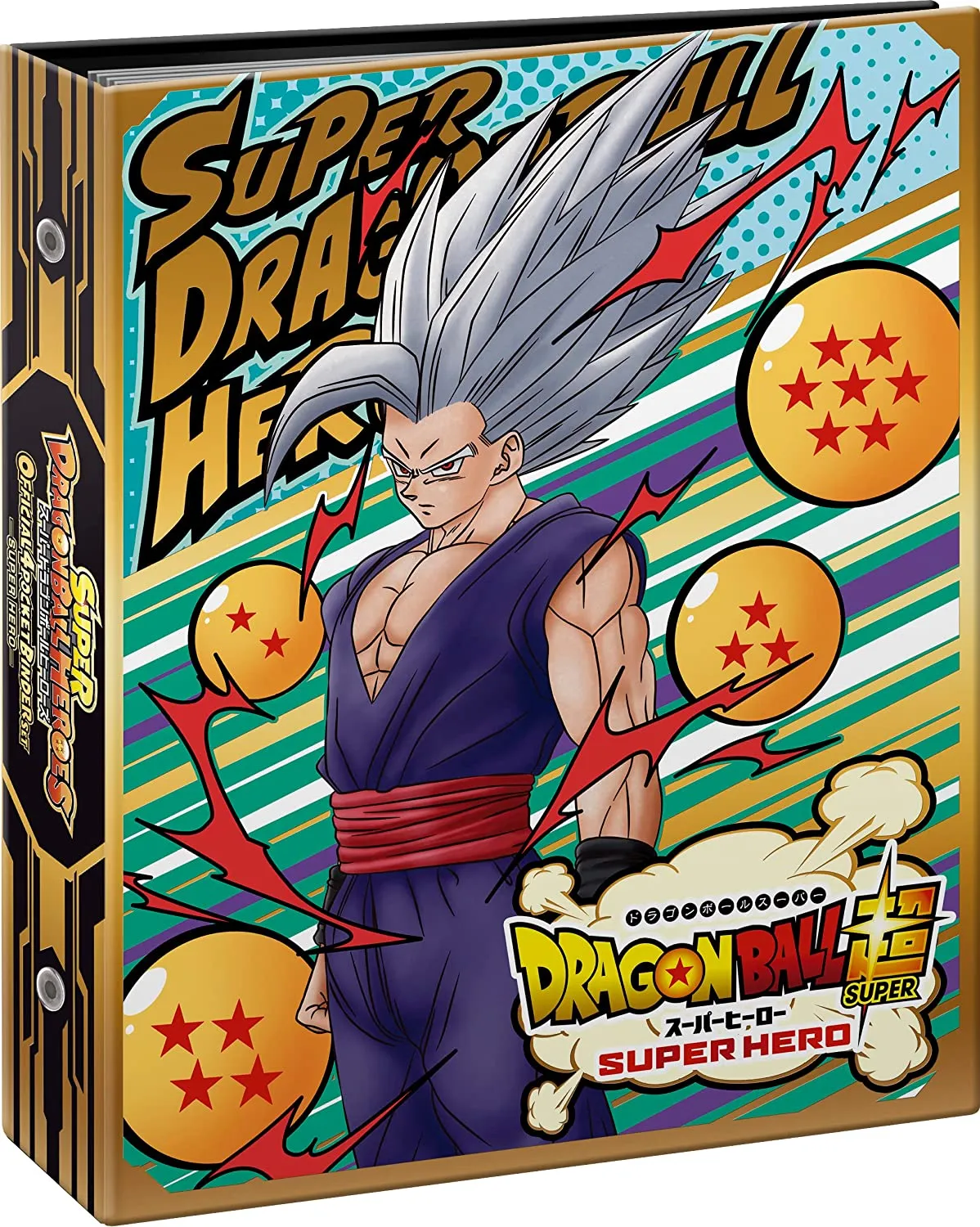 Podcast Studio Ancient God BANDAI SUPER DRAGON BALL HEROES OFFICIAL 4 POCKET BINDER SET - SUPER HERO