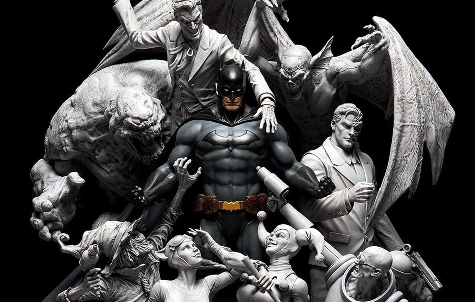 Batman Sanity 1/6 Scale Epic Series Diorama - Smoke Version Construction Vehicle Realistic Model