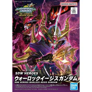 Superhero Model Gundam: Warlock Aegis Gundam SDW Heroes Model