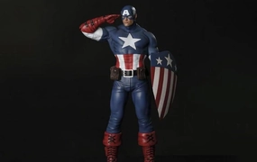 Valentine Gift Captain America Sentinel Of Liberty  Statue