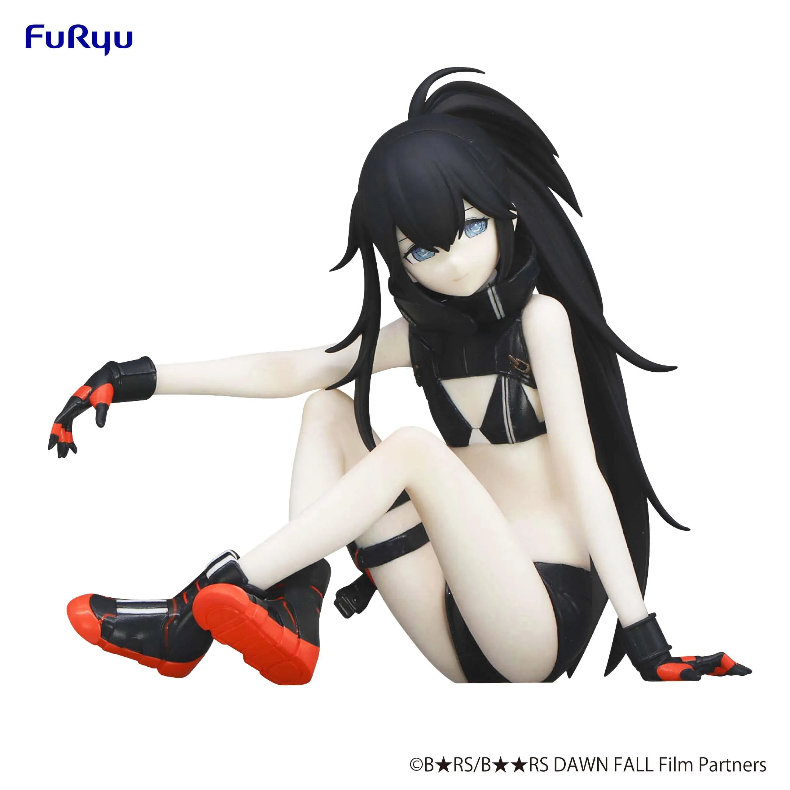 Miniature Toy BLACK ?? ROCK SHOOTER DAWN FALL Noodle Stopper Figure Black Rock Shooter