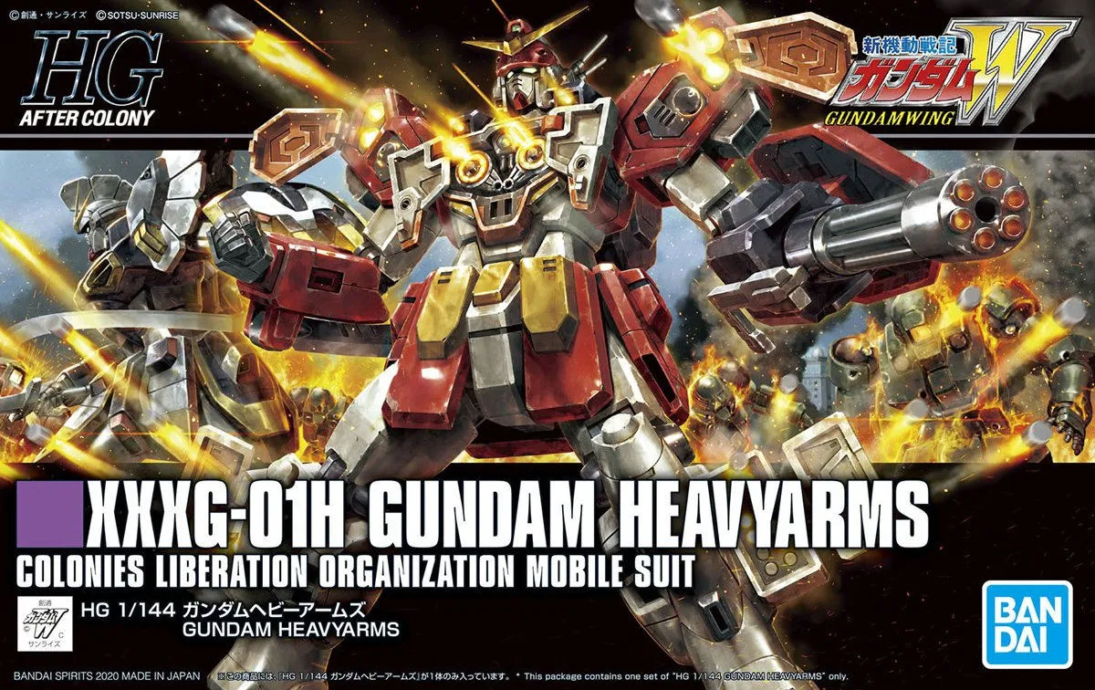 Metallic Finish Gundam: Gundam Heavyarms HG Model