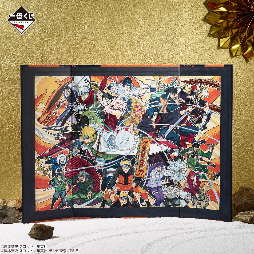 Designer Sculpture Collecting Community NARUTO ICHIBAN KUJI - NARUTOP99 - GORGEOUS SHINOBI EMAKI (A) VISUAL BOARD