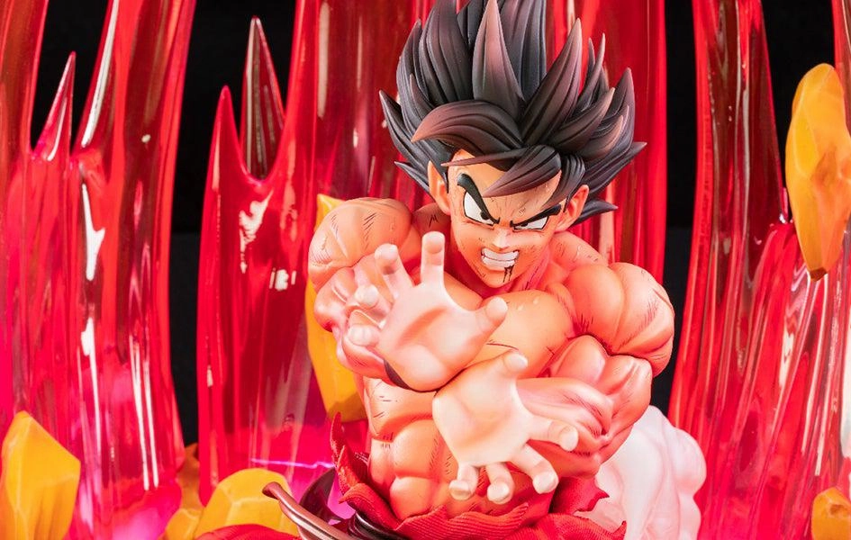 Stylized Art Posable Action Dragon Ball Z HQS Goku Kaio-ken Statue