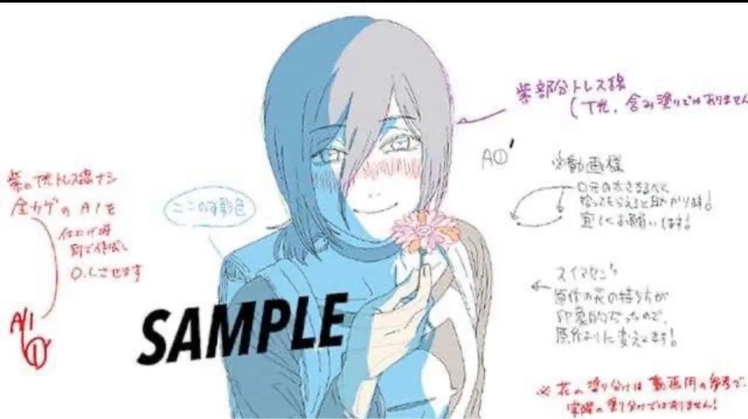 Vintage Theme Premium Object Chainsaw Man The Movie Reze Arc - Rose-Colored Flower Film Script Commemorative Postcard