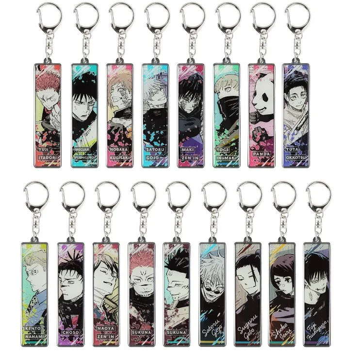 Universal Theme Beginner Friendly Jujutsu Kaisen Exhibition - Metal keychain collection (17 types in total/1 random type included)
