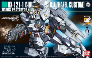 Gundam: RX-121-1 Hazel-Custom HG Model Articulated Hero Display Figure
