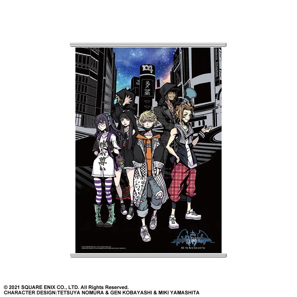 Mini Critter Neo: The World Ends With You: Key Art Tapestry