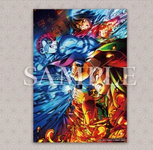 Chibi Product Demon Slayer Kimetsu no Yaiba Mugen Castle Arc Chapter 1: Akaza Returns - Pamphlet 1rst Edition 3rd key visual illustration board