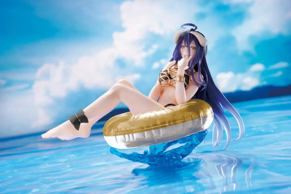 Overlord IV Aqua Float Girls Figure Albedo Renewal Edition Video Game Adaptation Movie Piece