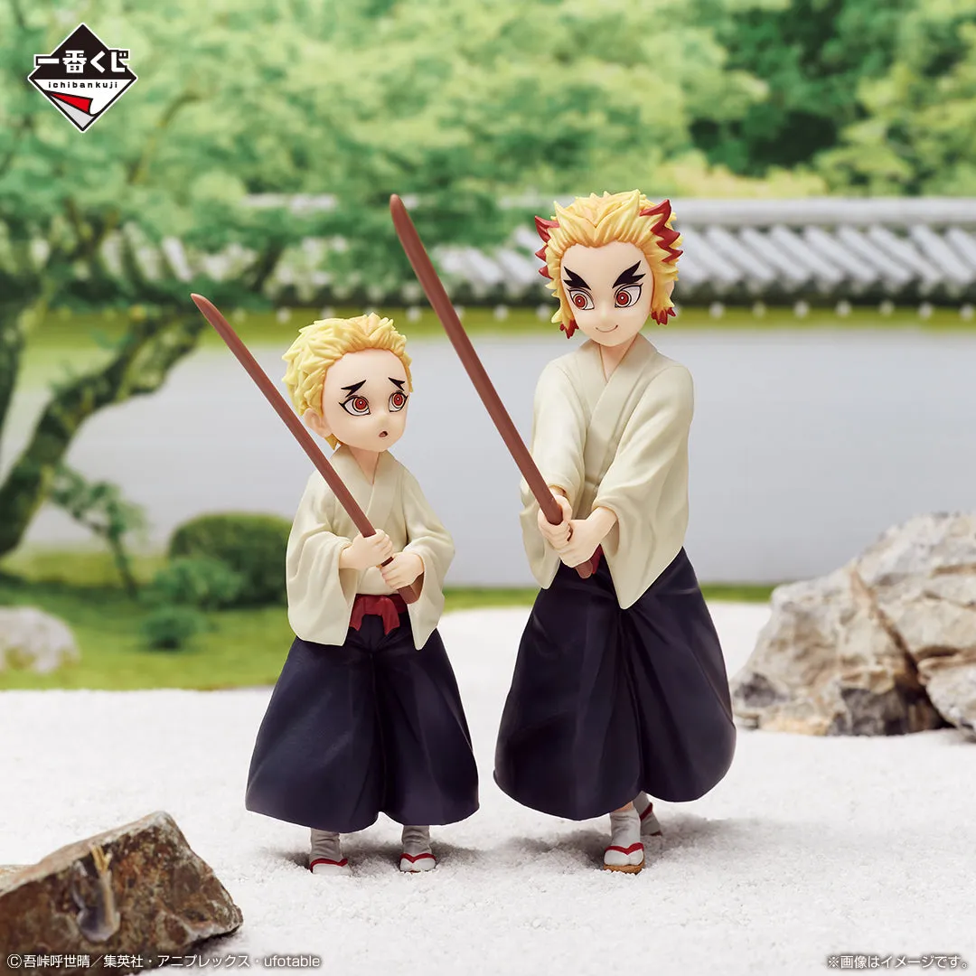 Pewter Figure Collectible Hobby DEMON SLAYER KIMETSU NO YAIBA FIGURE ICHIBAN KUJI - IMMORTAL TIES - (B) RENGOKU ANJURO AND SENJURO