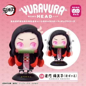 Fabric Figure Character Display Demon Slayer Kimetsu no Yaiba Yura Yura Head - Nezuko Kamado