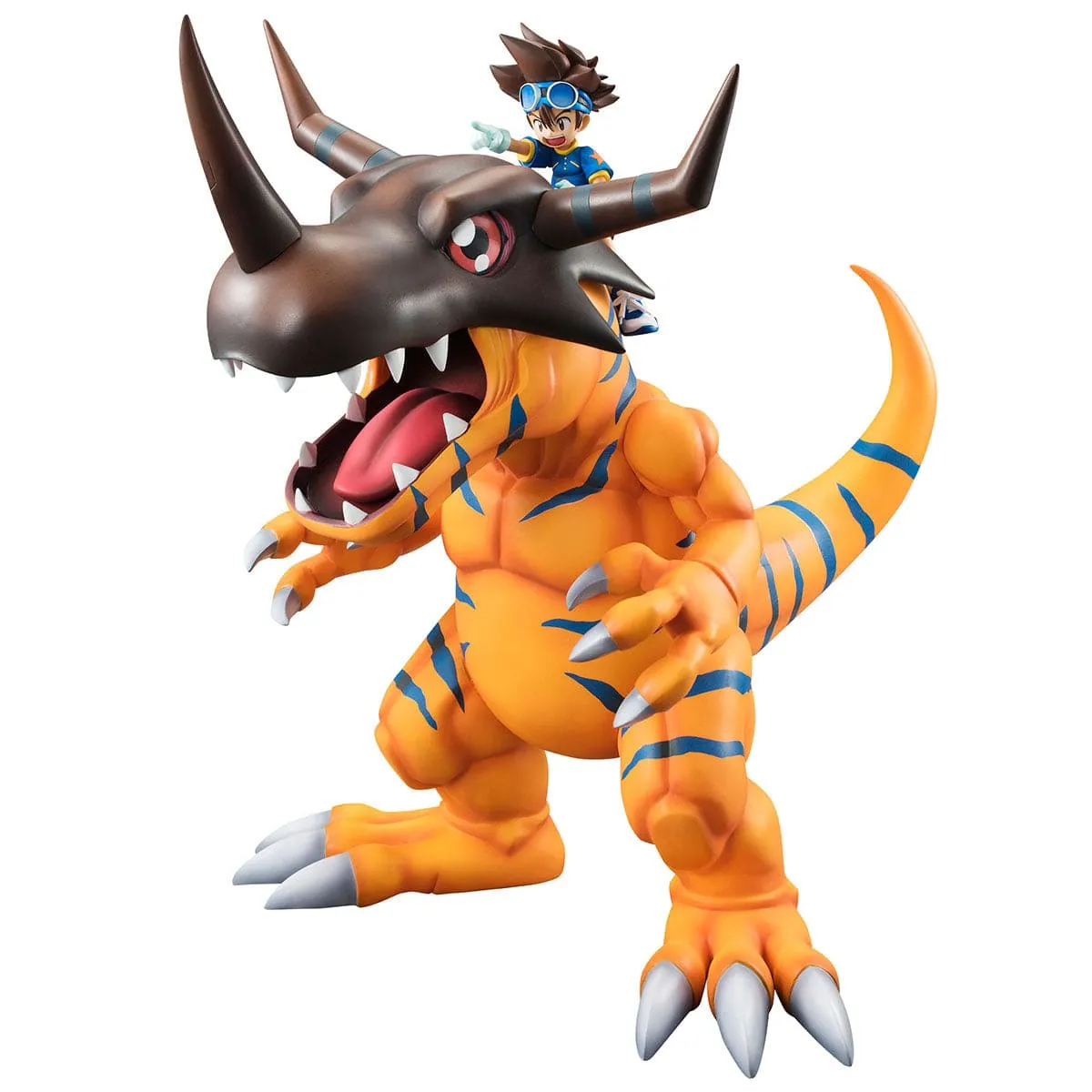 DIGIMON ADVENTURE G.E.M. SERIES Greymon & Taichi Yagami (repeat) Japanese Anime