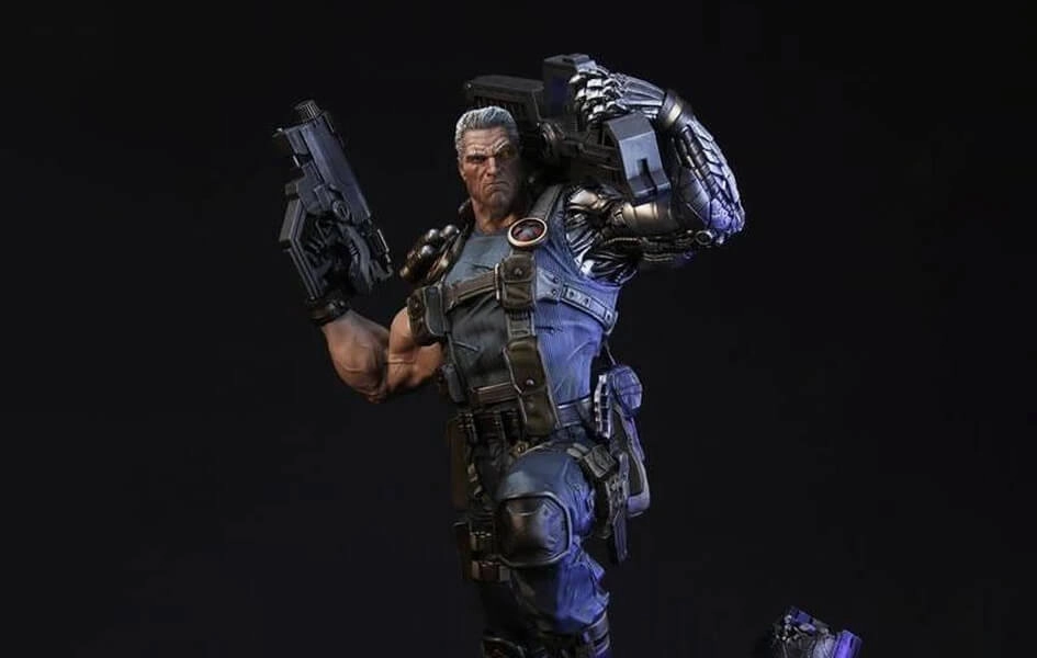 Cable 1/4 Scale Statue STGCC Exclusive (DISPLAYED) Epoxy Resin Character Figure