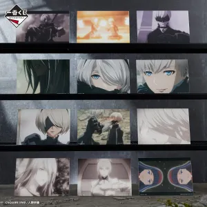 NieR ICHIBAN KUJI - NieR:Automata Ver1.1a - H PRIZE - Canvas-style board Complete Set 12 Pcs Knickknack Creator