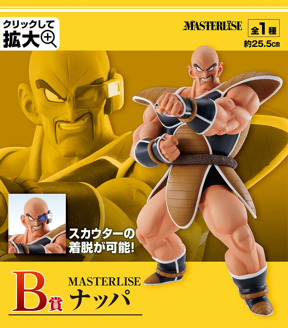 DRAGON BALL FIGURE ICHIBAN EX SUPER DECISIVE BATTLE OF THE WORLD! - PRIZE B NAPPA Display Case Chibi Product
