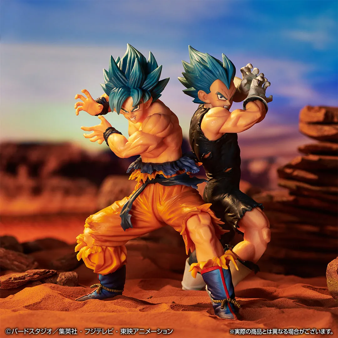 Legacy Item Miniature Statue DRAGON BALL FIGURE ICHIBAN KUJI DRAGON BALL VS OMNIBUS SUPER (A) GOKU AND VEGETA BLUE