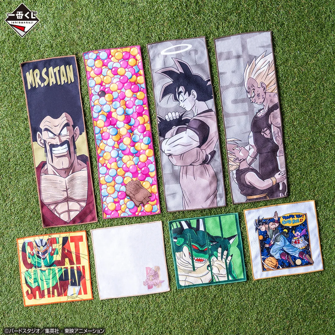 All Season Fast shipping DRAGON BALL ICHIBAN KUJI CLASH!! BATTLE FOR THE UNIVERSE - PRIZE H - TOWEL - FULL SET 8 Pcs