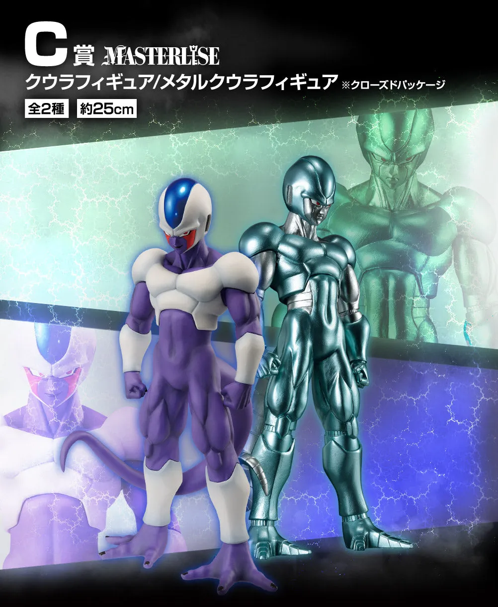 DRAGON BALL Z FIGURE ICHIBAN KUJI HISTORY OF FILM (C) COOLER AND METAL COOLER SET Missing Piece Designer Showcase