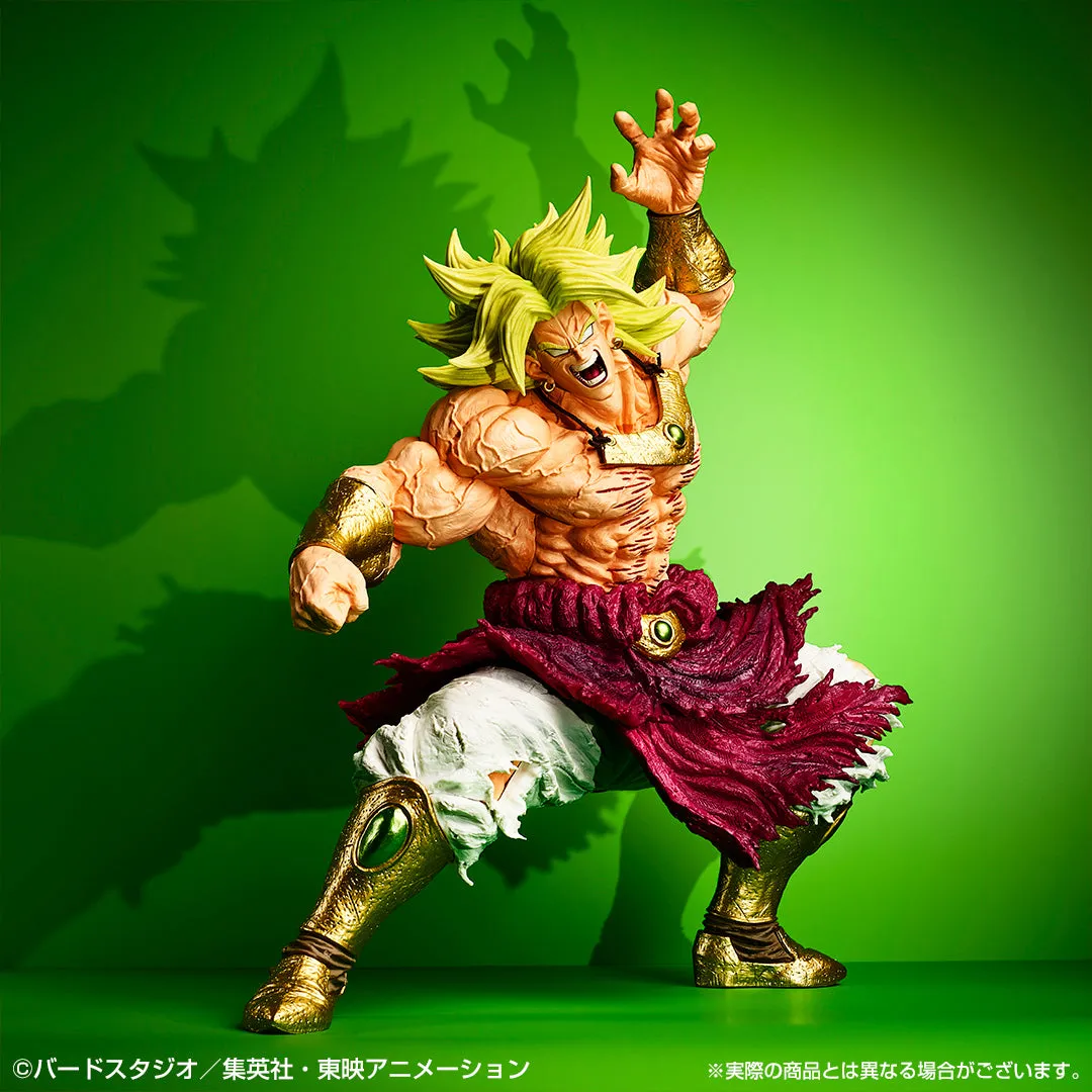 DRAGON BALL Z FIGURE ICHIBAN KUJI HISTORY OF FILM (LAST ONE) LEGENDARY SUPER SAIYAN BROLY Themed Background Character Statue