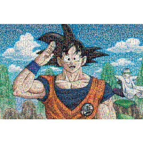 Dragon Ball Z Jigsaw Puzzle 1000 Pieces [Dragon Ball Z Mosaic Art] 1000-346 Wildlife Model