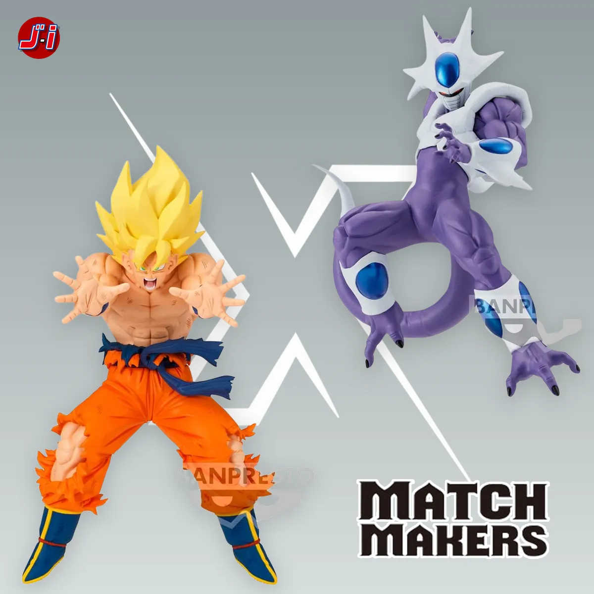 DRAGON BALL Z MATCH MAKERS - SUPER SAIYAJIN SON GOKU VS COOLER - SPECIAL SET Display Case Miniature Decor