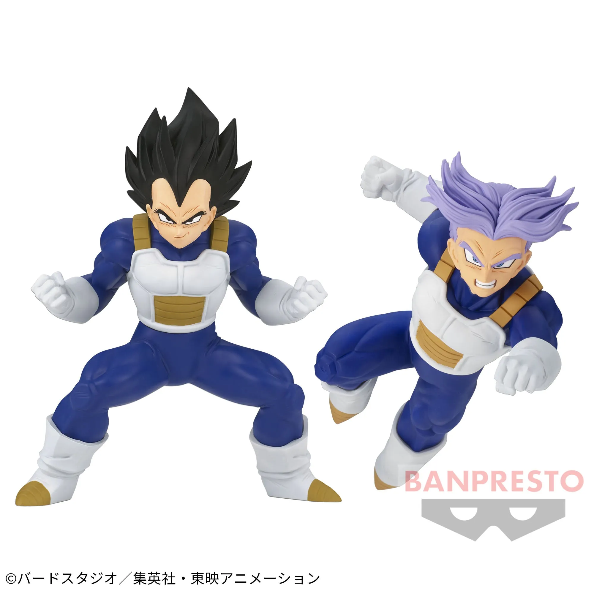 Gallery Worthy Colorful Decor DRAGON BALL Z SUPER WARRIOR RETSUDEN III -CHAPTER 2 PARENT AND CHILD BEYOND TIME- VEGETA AND TRUNKS SPECIAL SET