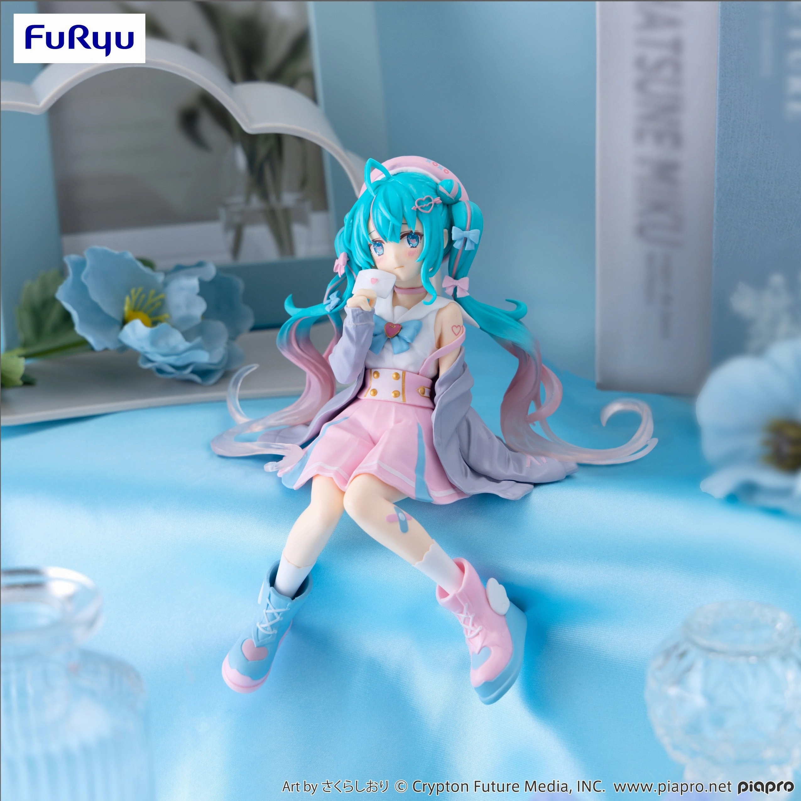 Photo Opportunity Hatsune Miku Noodle Stopper Figure Love Sailor Grey Color ver