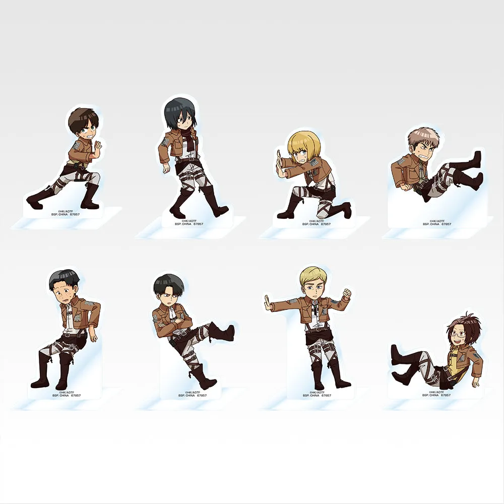 Dog Statue Ichiban Kuji Attack on Titan I'll Take Down the Beast Titan - H Prize Acrylic Stand Complete Set of 8 Types