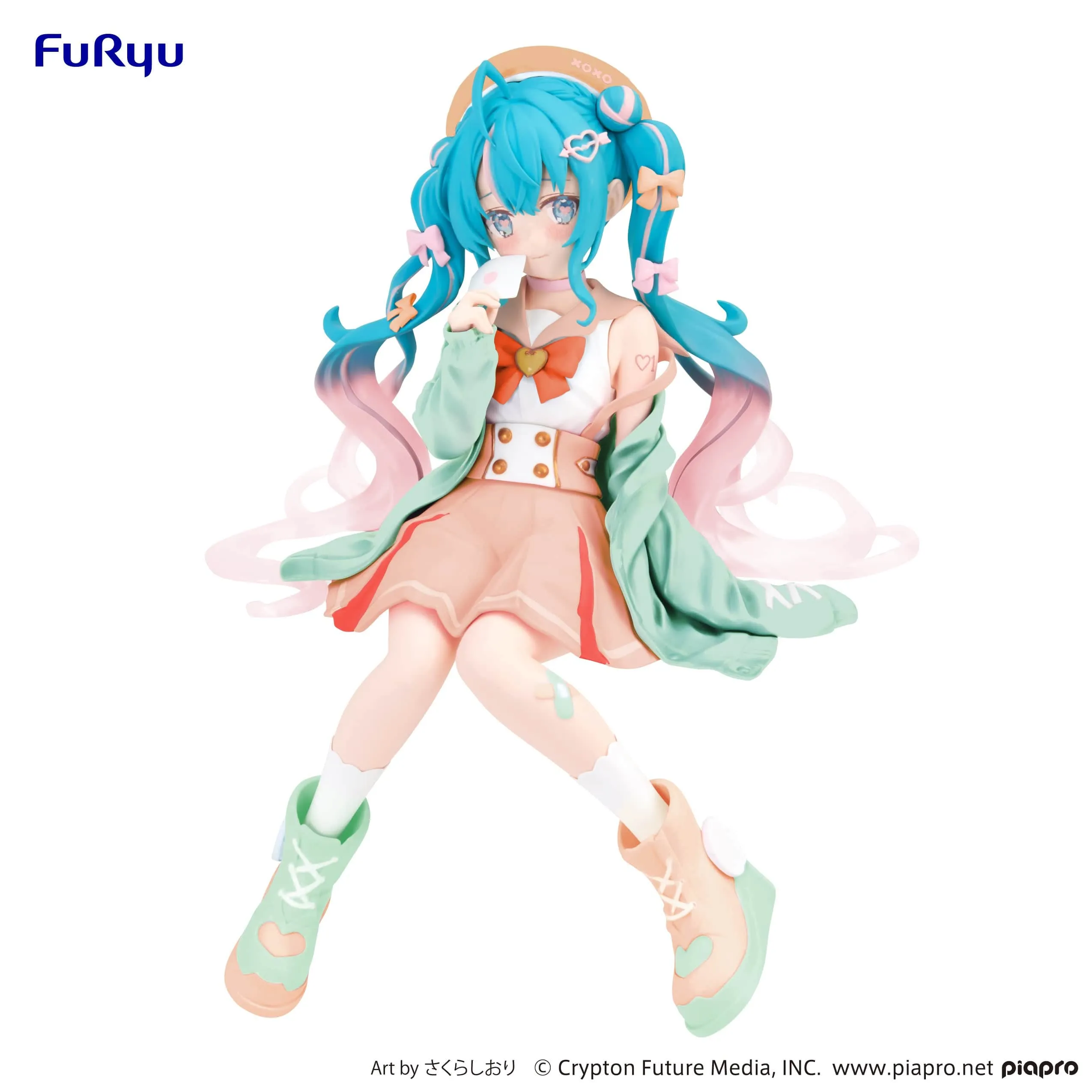Noodle Stopper Figure Hatsune Miku / Love Sailor Citrus cream ver Collectible Item Glow In Dark