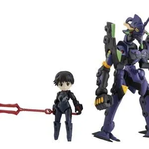 Fantasy Unit Chibi Statue Evangelion: New Theatrical Edition Shinji Ikari, Kaworu Nagisa & EVANGELION 13