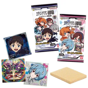 Specialist Shop Collectible Collectible EVANGELION - NIFORMATION EVANGELION NEW THEATRICAL EDITION SEAL WAFER COMPLEMENT PROJECT - CANDY TOYS, SNACKS (BOX OF 20 PCS)