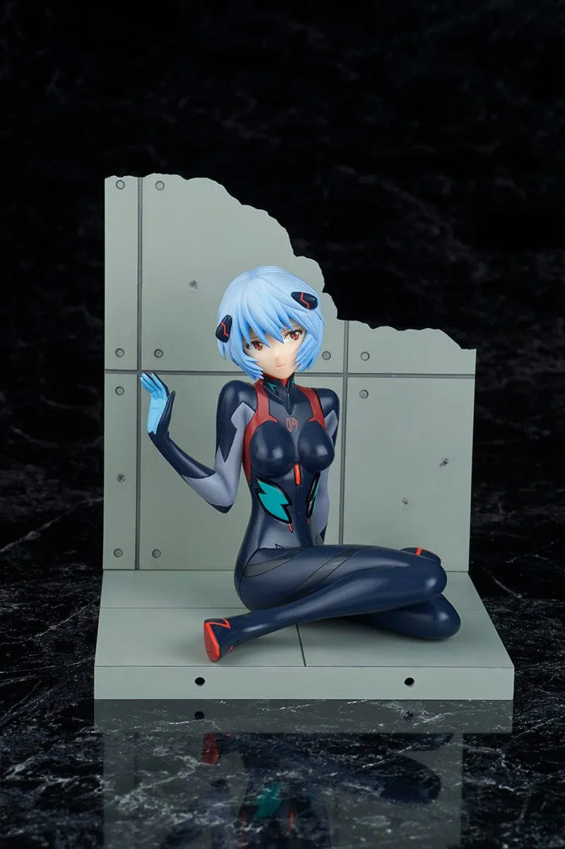 EVANGELION:3.0 1.0 THRICE UPON A TIME Rei Ayanami Plugsuit Ver. New Movie Edition Artistic Sculpture Display Cabinet