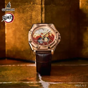 Demon Slayer Garrack X S-Meister Watch - Kyojuro Rengoku Model II SMS-43-KY-RK Action Art Premium Display