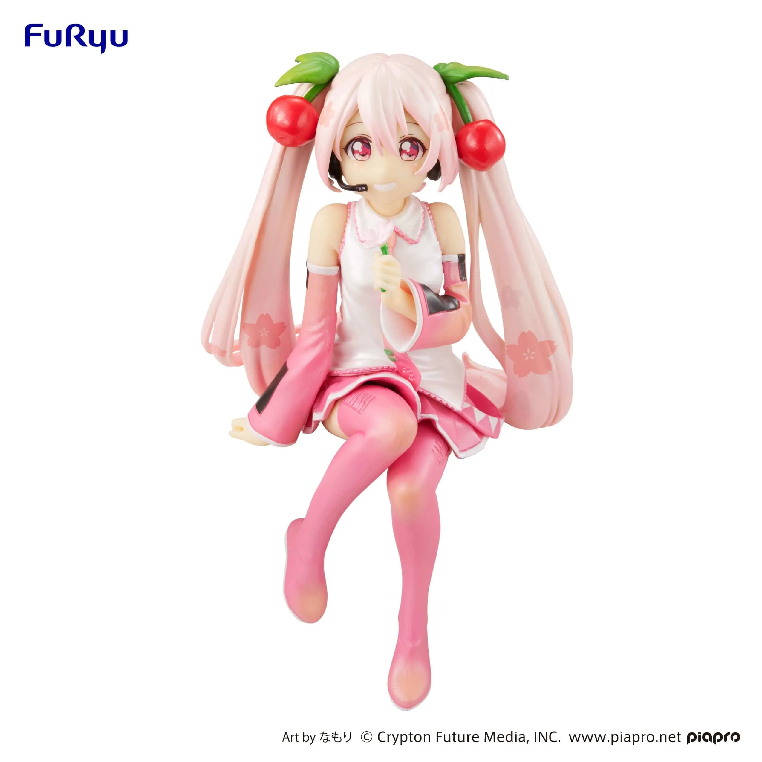 Fantasy Statue Collectible Figure Noodle Stopper Figure Sakura Miku 2022 Pearl Color