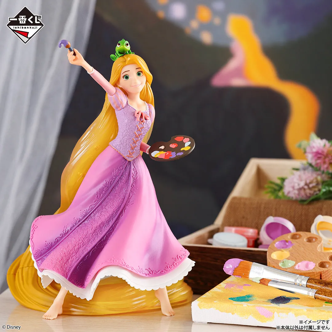 Ichiban Kuji Disney Princess Dream in Color - A Prize Rapunzel Scene Figure Famous Painting Spiritual Figure