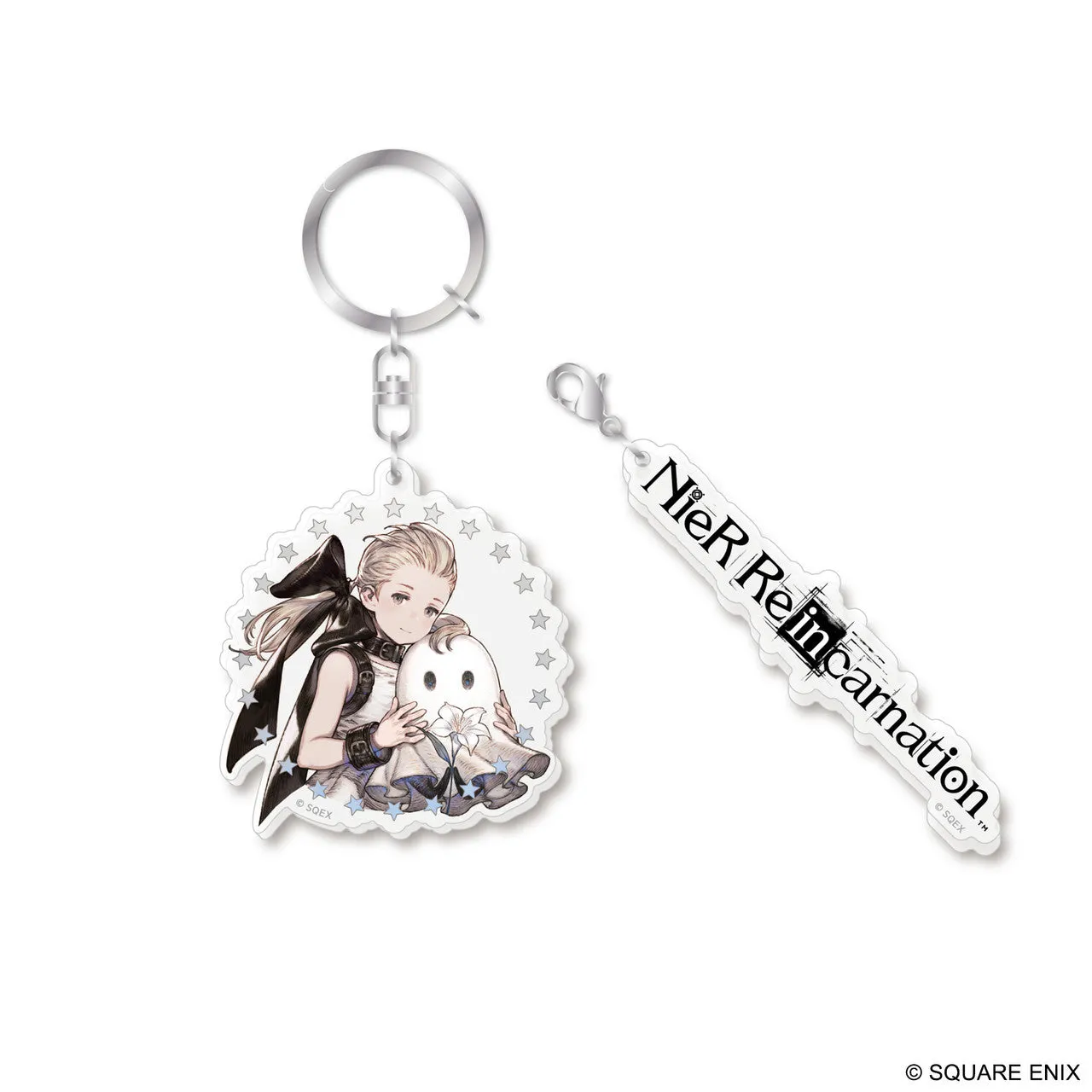 Artistic expression Premium Object NieR Series 15th Anniversary Acrylic Keychain FIO & MAMA