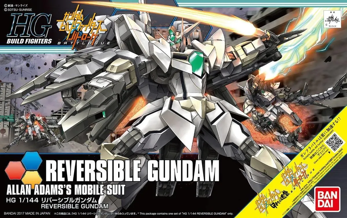 Gundam: Reversible Gundam HG (Gundam Build Fighters) Model Teen Bedroom