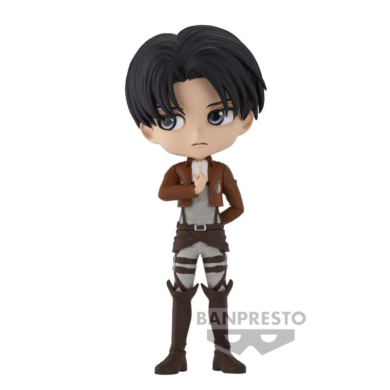 PVC Statue Educational Toy ATTACK ON TITAN FIGURE - QPosket - LEVI (A)