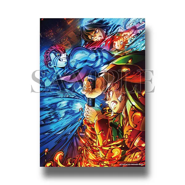 Wild Animal Anime Merchandise Demon Slayer Kimetsu no Yaiba the Movie Mugen Castle Arc Chapter 1 Akaza Returns - 3rd Key Visual Specially Printed A3 Poster