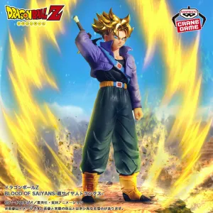 DRAGON BALL Z BLOOD OF SAIYANS - Super Saiyan Trunks Inclusive Toy Buildable Figure